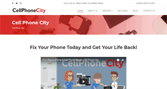 Desktop Screenshot of cellphonecityrepair.com